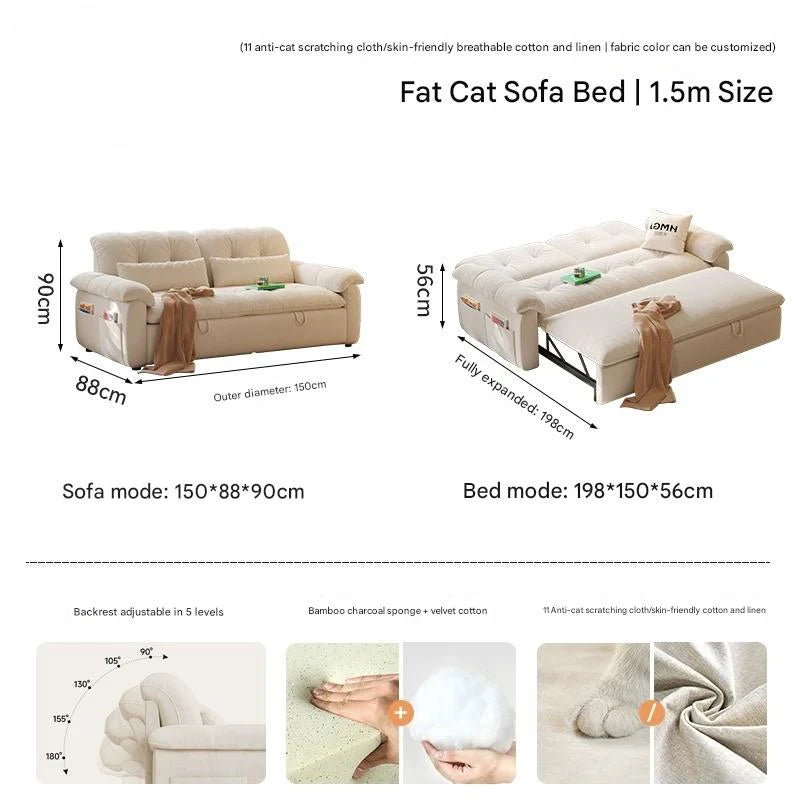 Multi-Mode Nordic Reclining Sofa Chair
