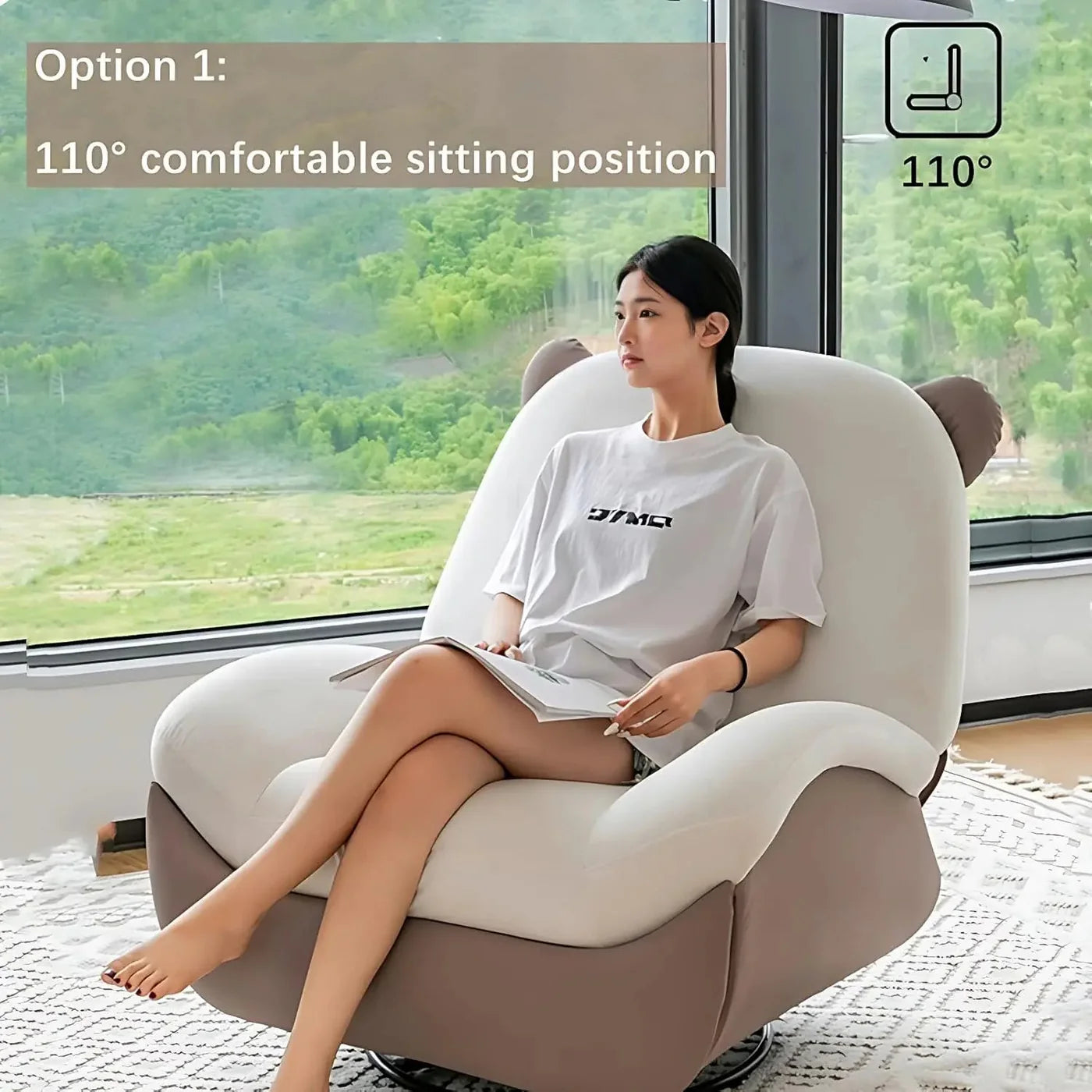 Italian Ergonomic Rocking Chair