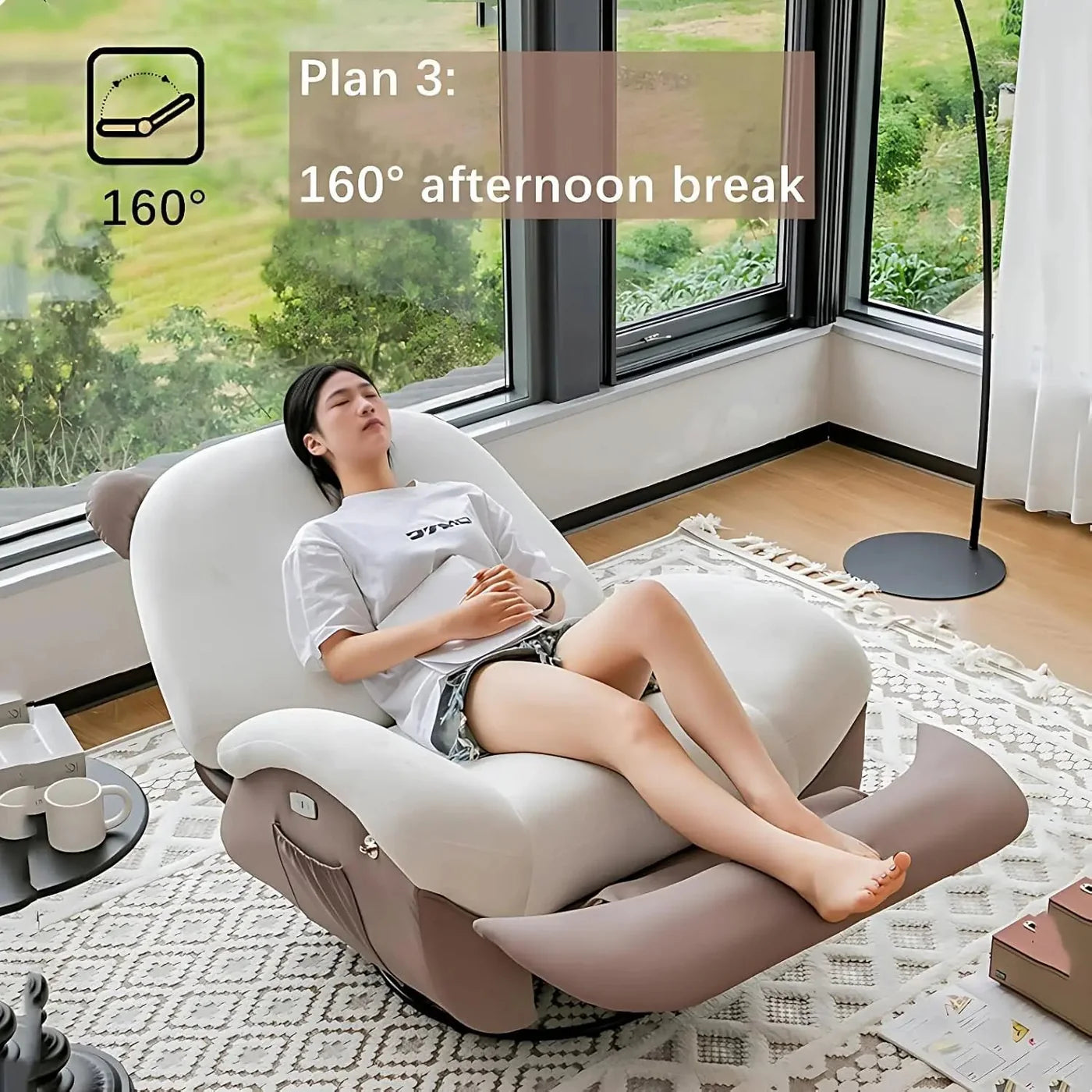 Italian Ergonomic Rocking Chair