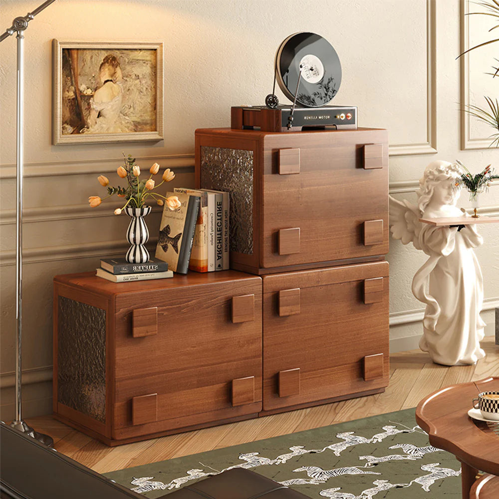 Vintage Cabinet Modular Combination Storage Cabinet