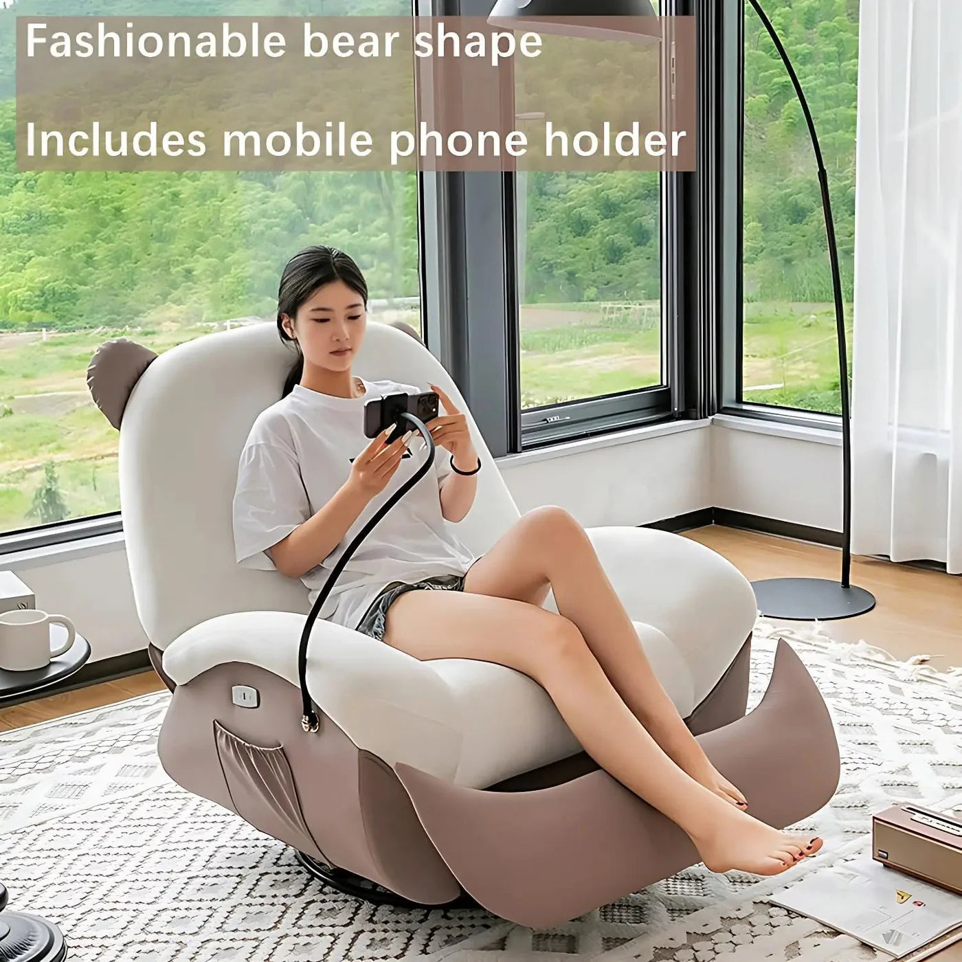 Italian Ergonomic Rocking Chair