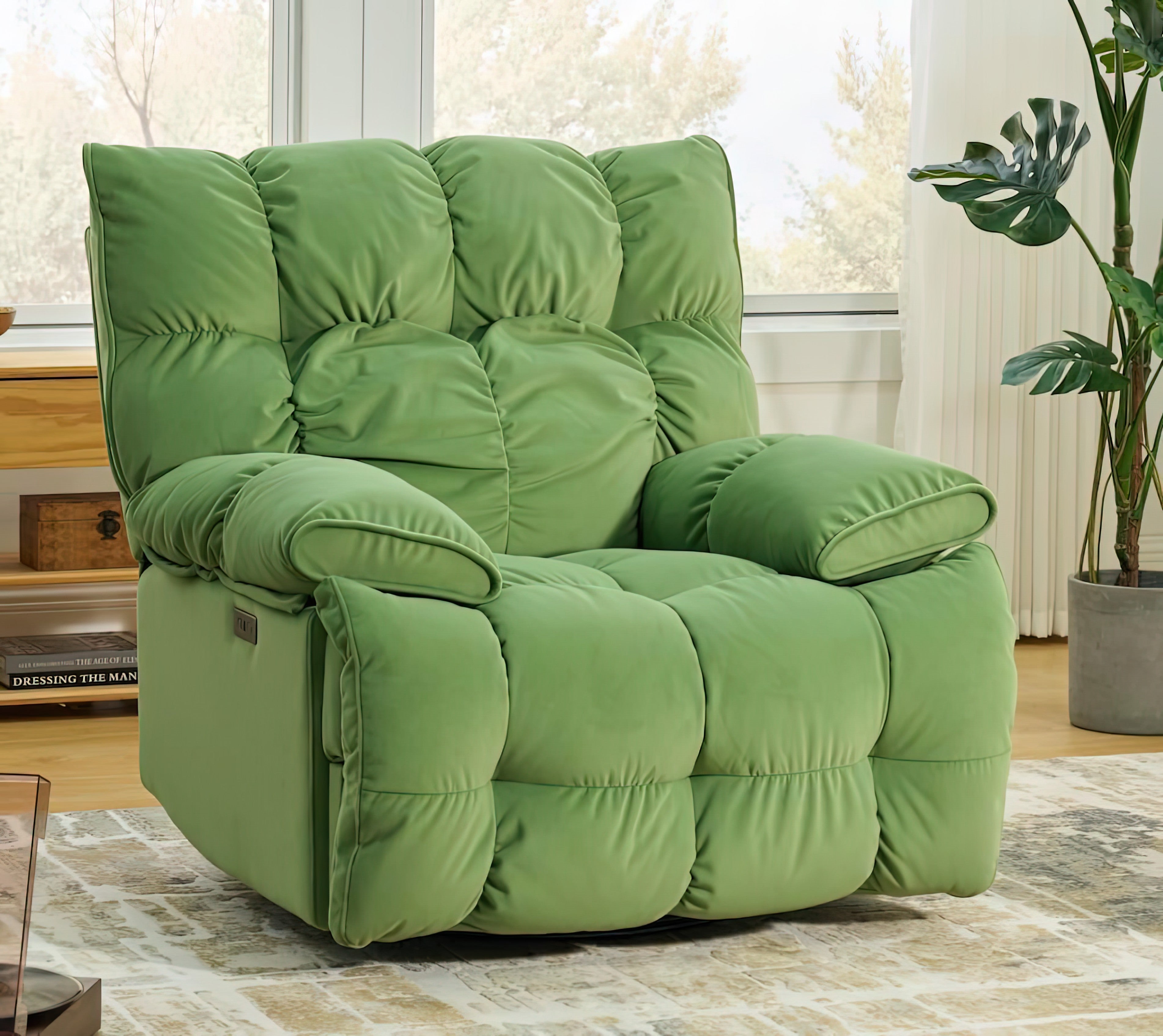 Oversized Power Rocker Recliner Chair