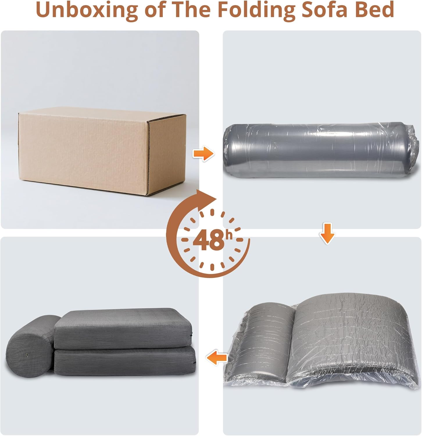 Ninjura 3-in-1 Folding Sofa Bed