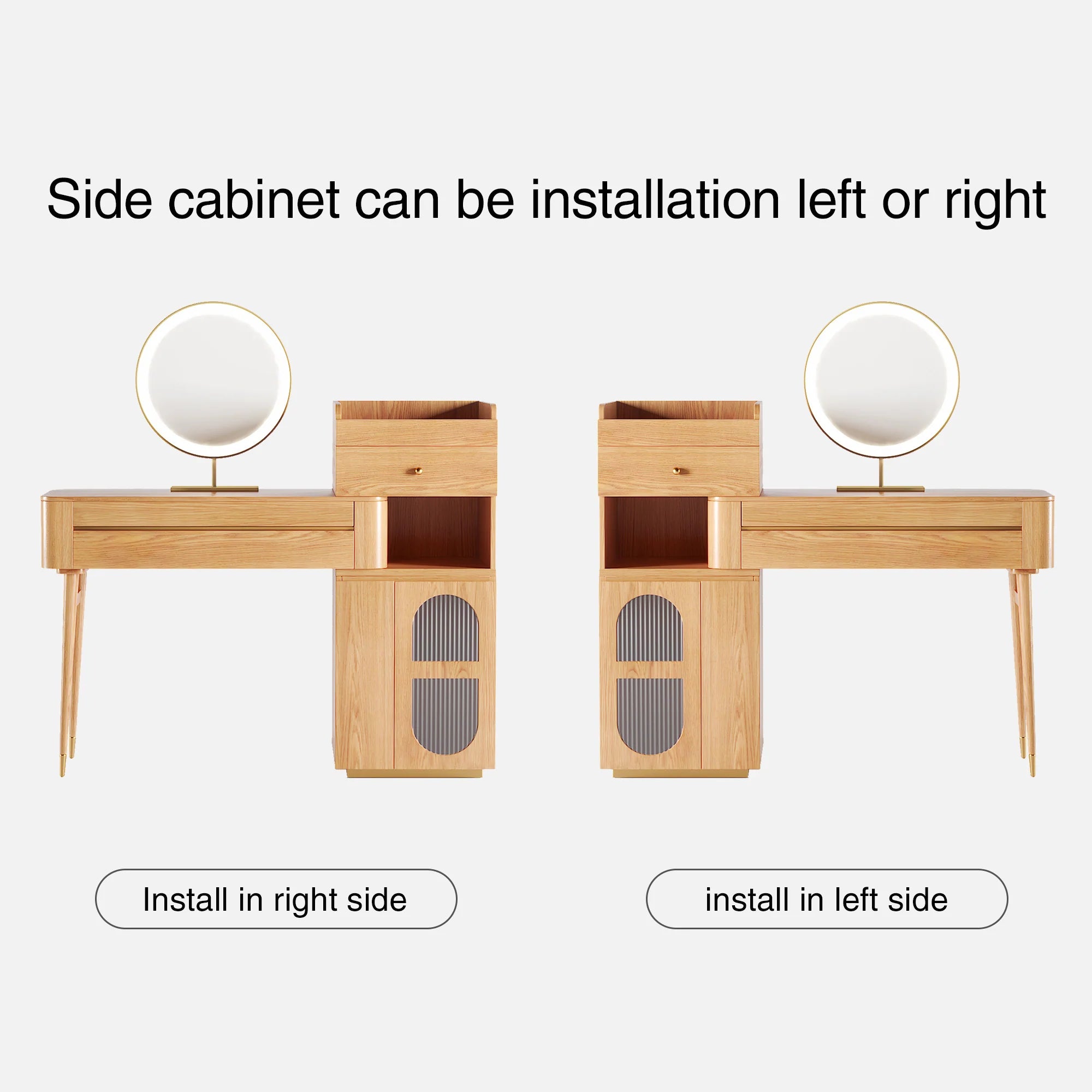 Wooden Makeup Vanity Table