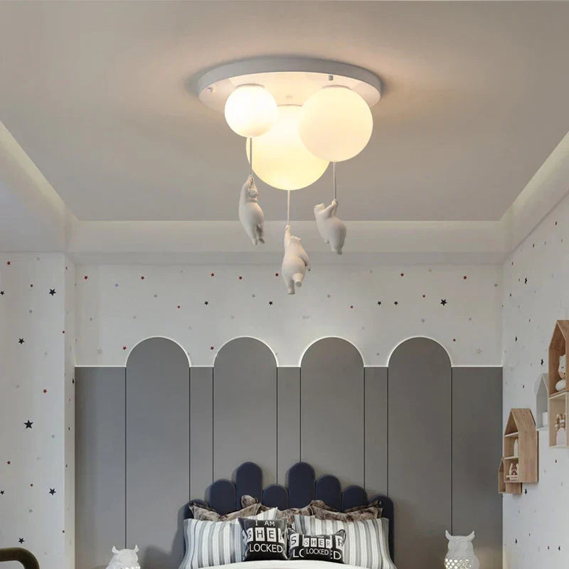 Hanging Bears Balloons Lamp