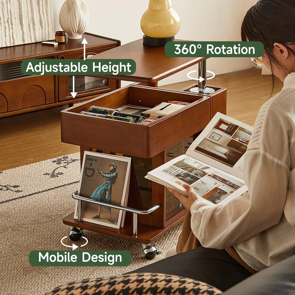 Multi-functional Adjustable Mobile Side Cabinet