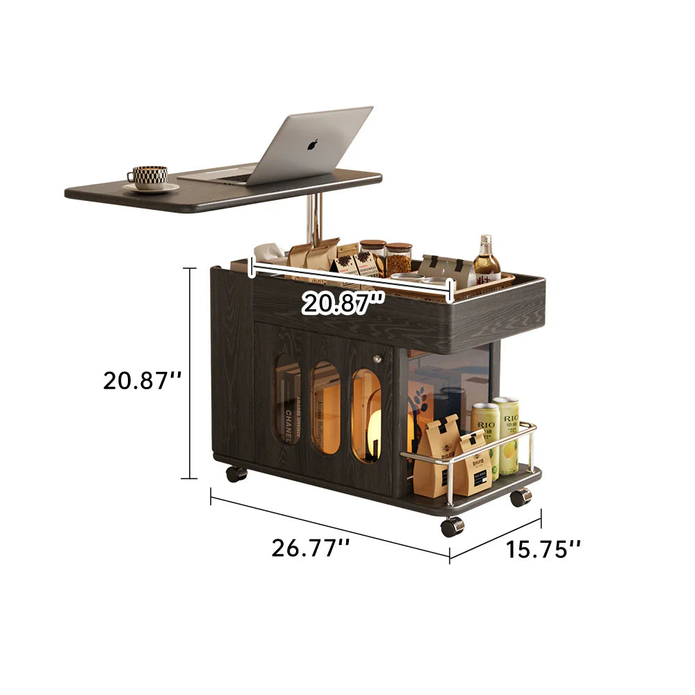 Multi-functional Adjustable Mobile Side Cabinet