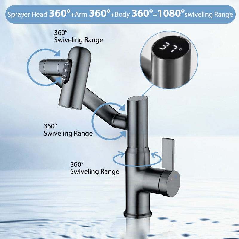 Smart Digital Hot & Cold Basin Faucet