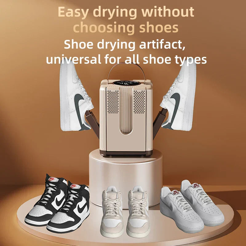Six-Arm Foldable Electric Shoe Dryer