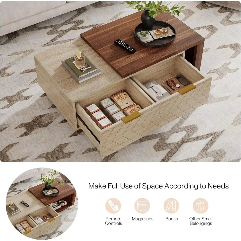 Urban Lift Extendable Storage Coffee Table