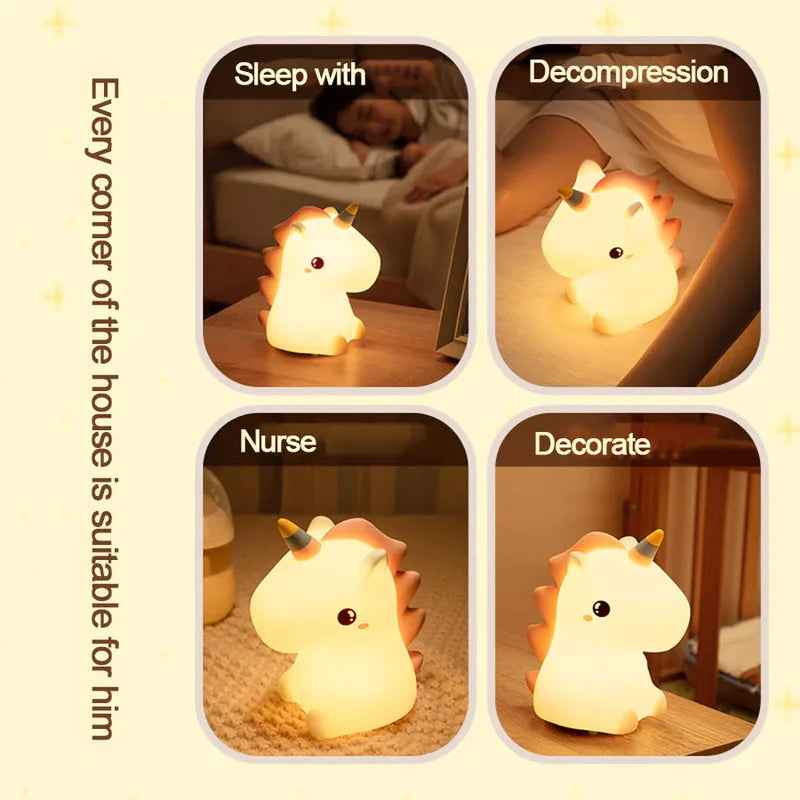 Unicorn LED Bedroom Lamp
