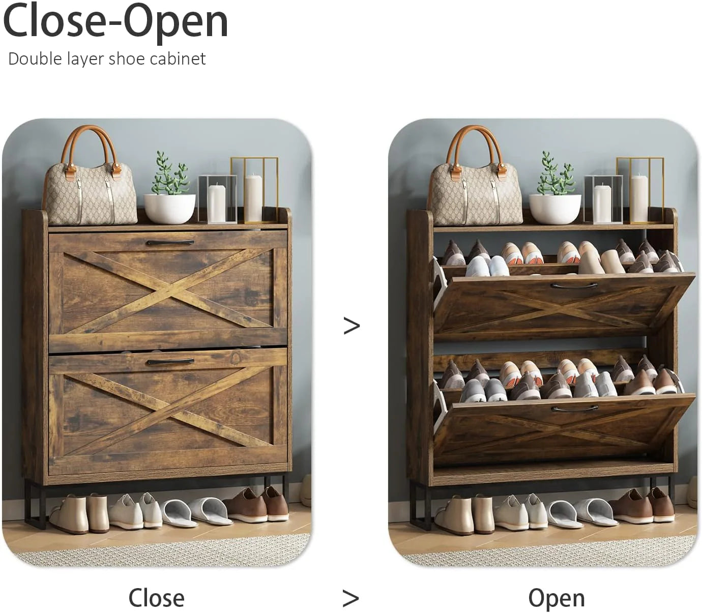 Cove Shoe Organizer Cabinet