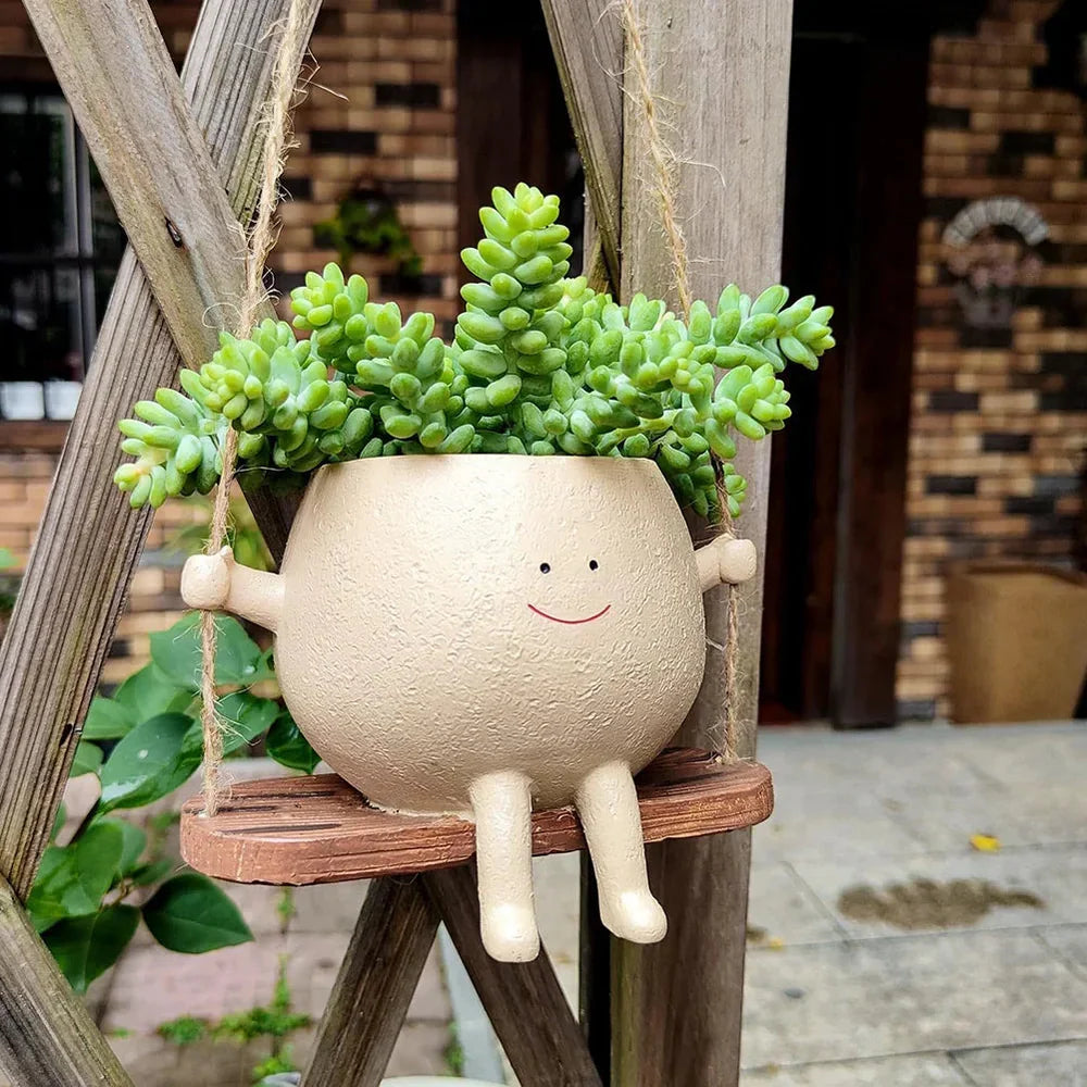 Happy Buddy Hanging Plant Pot