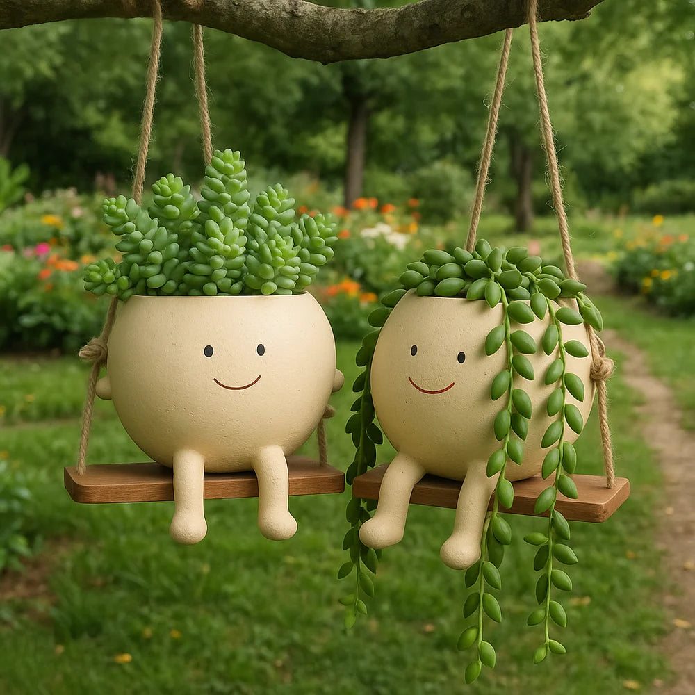 Happy Buddy Hanging Plant Pot
