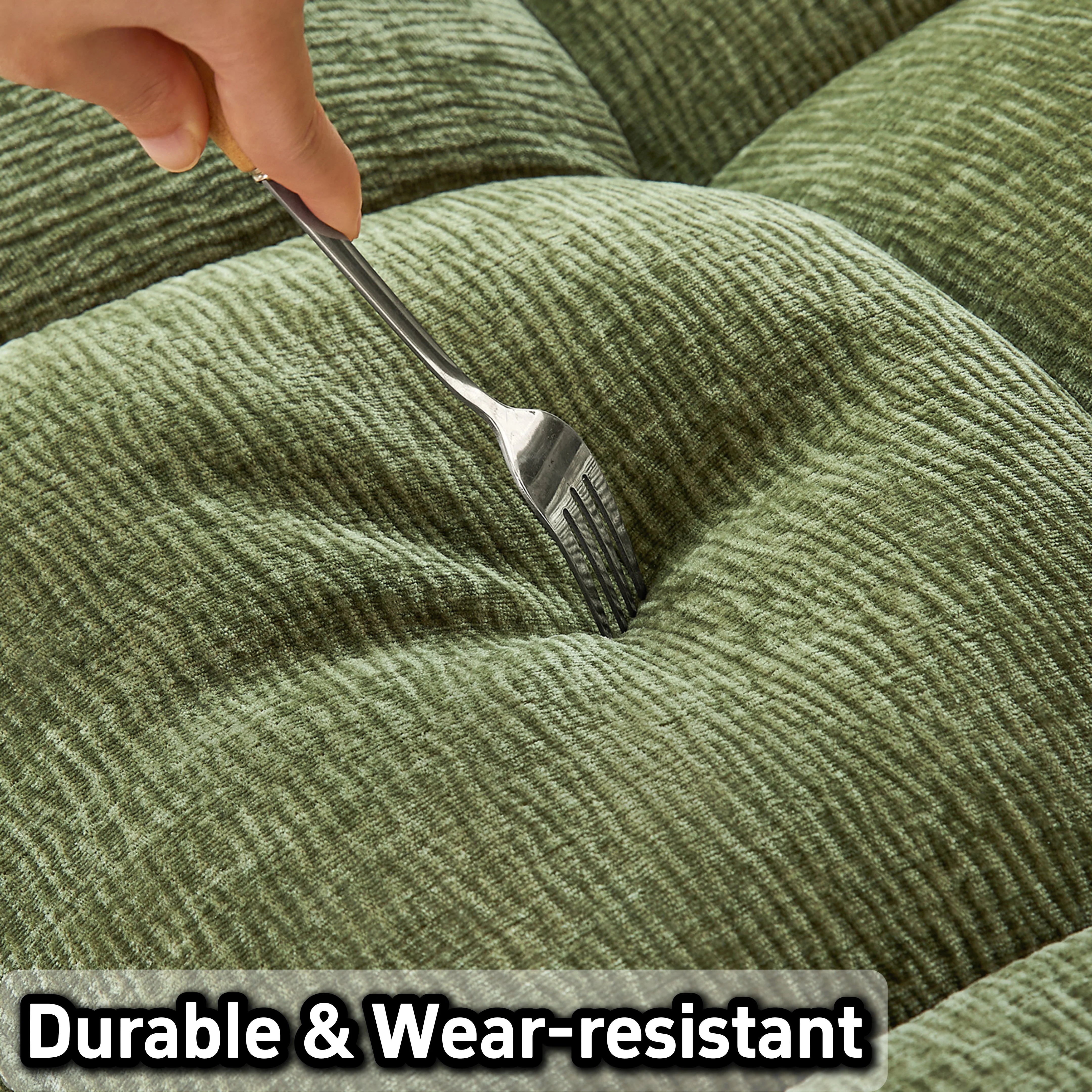 Modern Chenille Pull-Out Single Sofa Bed